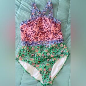 Boden Women’s Floral Bathing Suit Size 12R